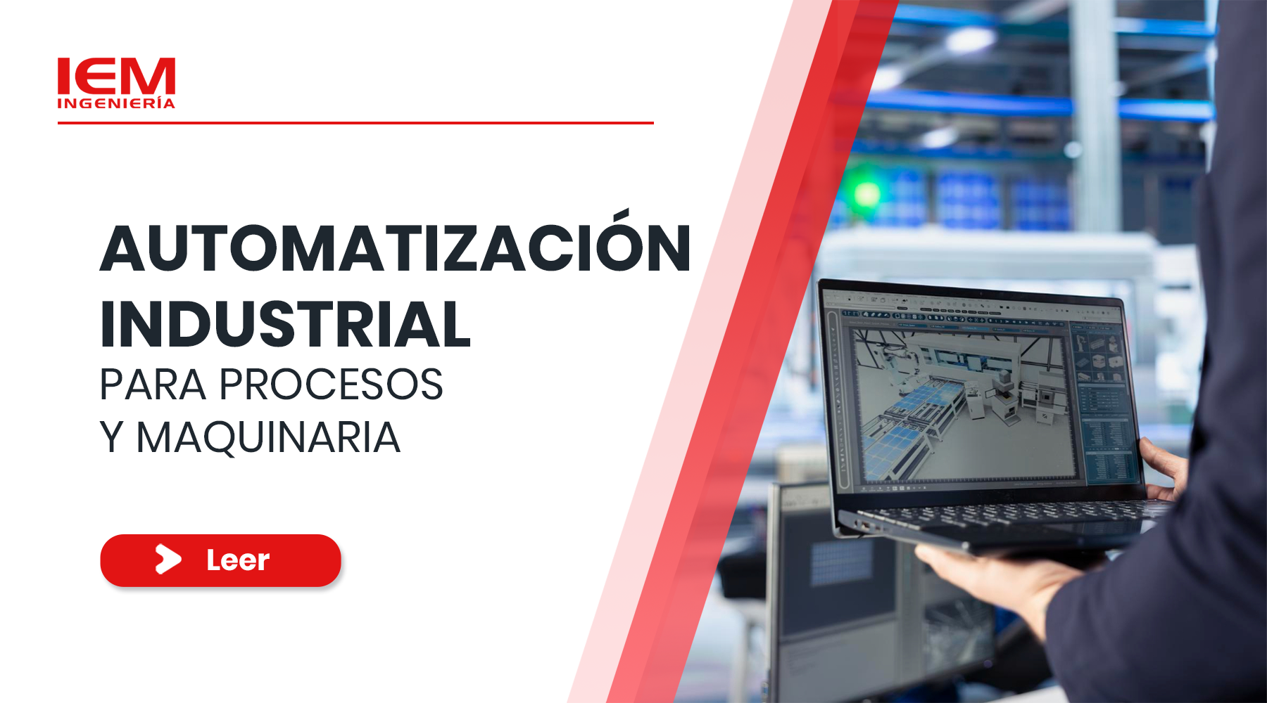 Automatización industrial para procesos y maquinaria
